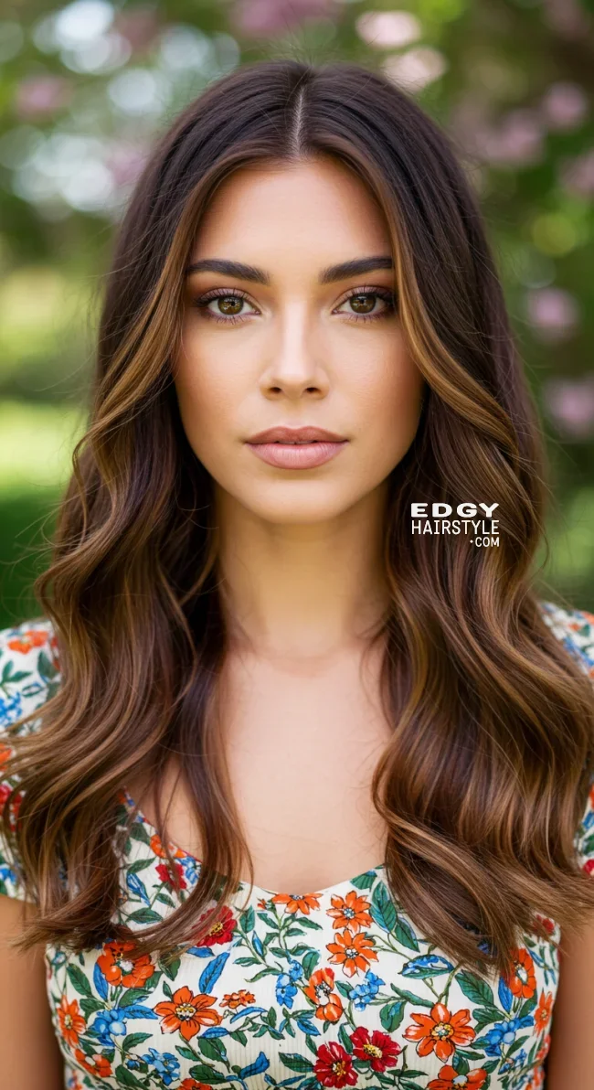 7. Toffee Brunette Balayage | 15 Spring Balayage Looks To Inspire Your Seasonal Refresh