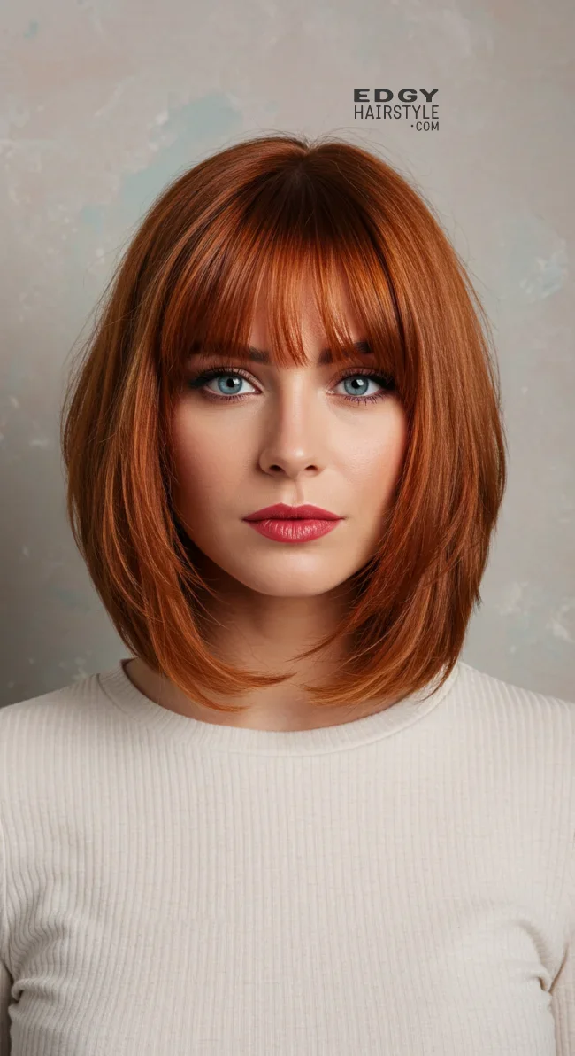 3. Layered Lob with Side Bangs | Long Bobs (Lob): Effortless Style For A Stunning Hair Transformation