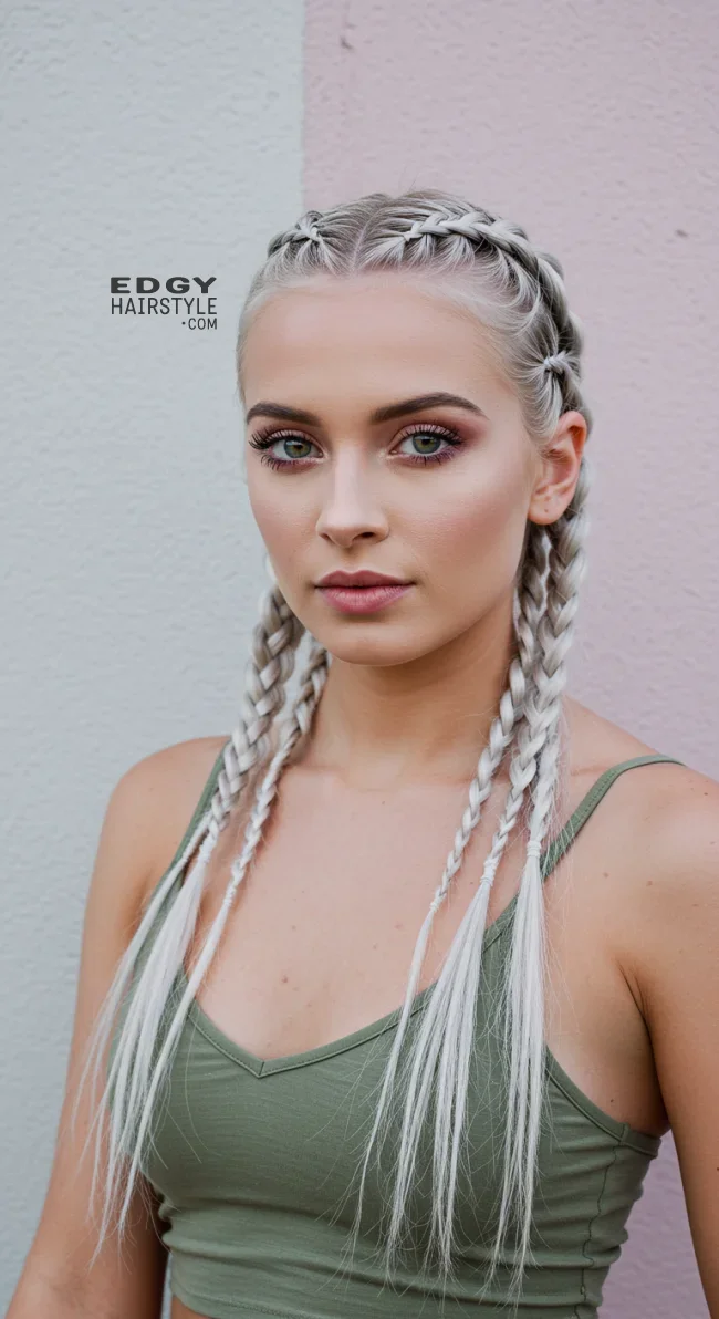 6. Double Dutch Baby Braids | Baby Braids Will Be Everywhere In 2025