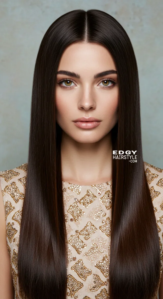 4. Long, Sleek, and Straight | 10 Stunning Hairstyles You Can’t Miss This Year