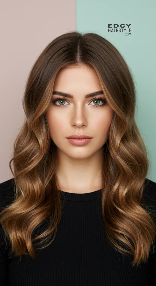 2. Soft Waves with a Middle Part | 10 Stunning Hairstyles You Can’t Miss This Year