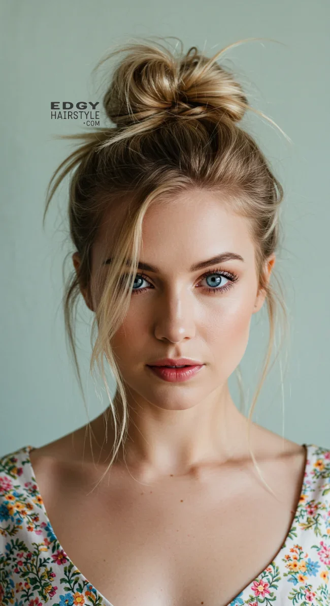 5. Messy Bun | 10 Stunning Hairstyles You Can’t Miss This Year