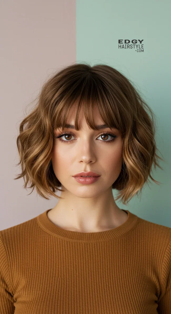2. Curled Pageboy with Soft Layers | 7 Elegant Pageboy Haircut Ideas For Timeless Style