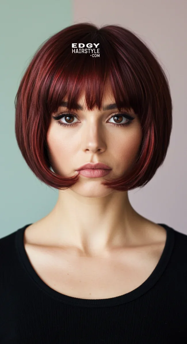 6. Layered Pageboy with Face-Framing Pieces | 7 Elegant Pageboy Haircut Ideas For Timeless Style