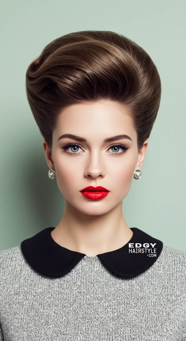 4. Bouffant Updo | 10 Charming 1940S Hairstyles For A Classic, Vintage Appeal