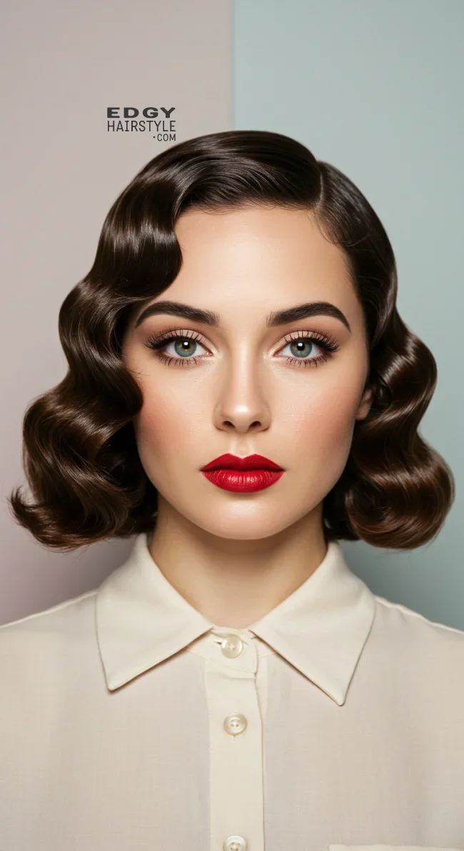 5. Soft Finger Waves | 10 Charming 1940S Hairstyles For A Classic, Vintage Appeal