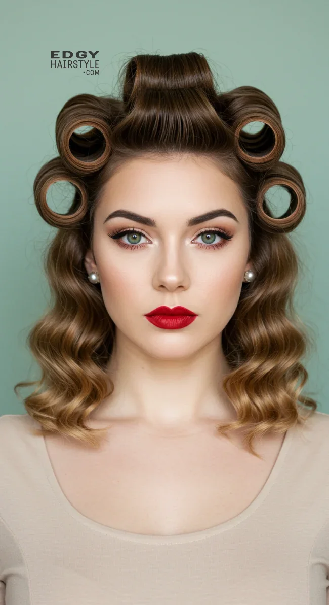 3. Rolls and Curls | 10 Charming 1940S Hairstyles For A Classic, Vintage Appeal