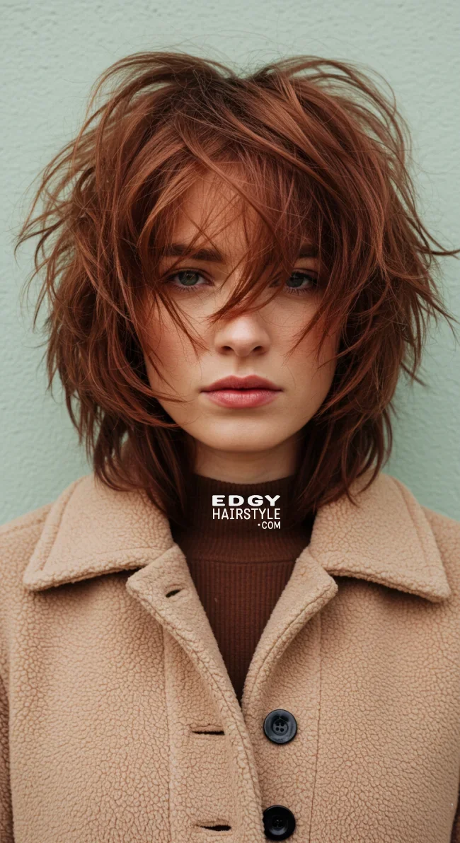 6. Reddish-Brown Shag | 15 Red Hair Looks To Warm Up Your Vibe This Winter