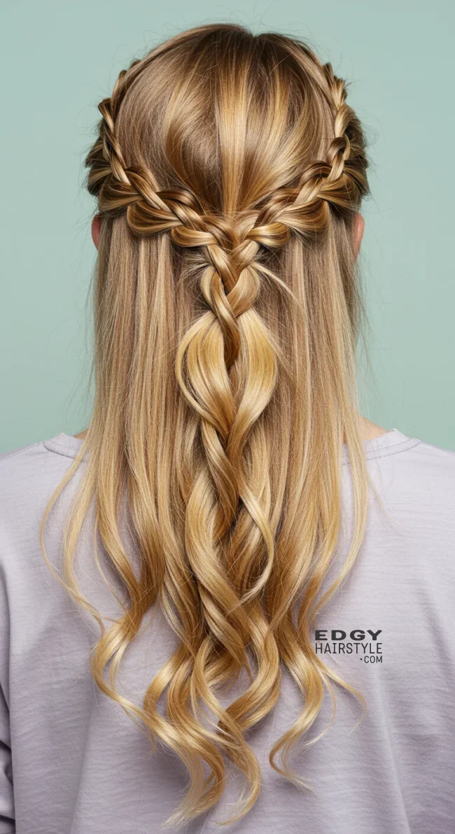 11. Waterfall Braid | Long Hairstyles For Every Occasion: Elevate Your Style