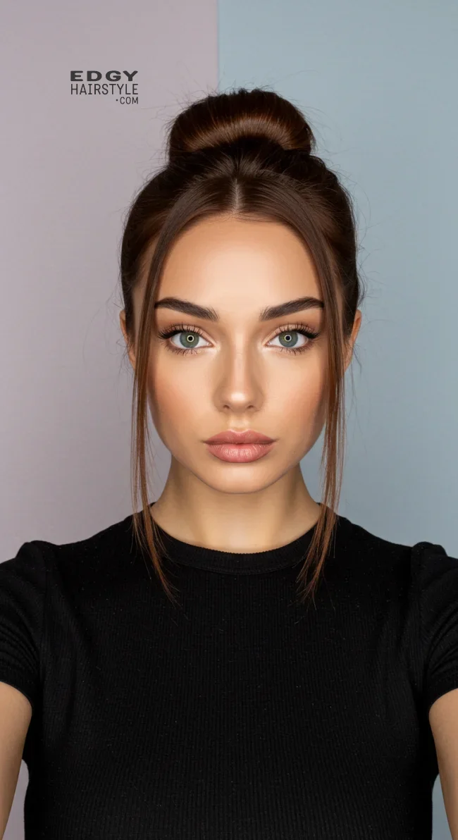 8. Sleek Bun | Explore Cute Bun Hairstyle Ideas For A Stylish Look!