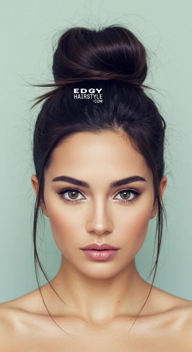 1. High Bun | Explore Cute Bun Hairstyle Ideas For A Stylish Look!