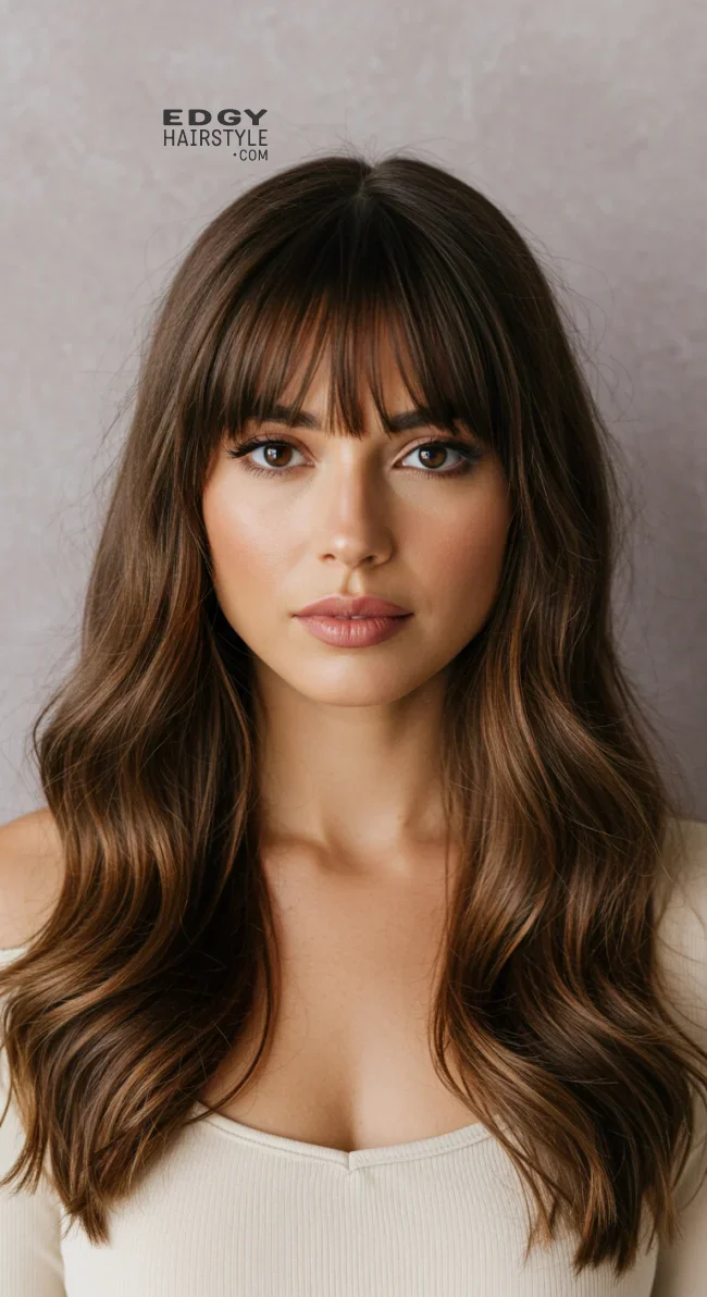 11. Curtain Bangs for Oval Faces | Haircut Suggestions For Your Face Shape