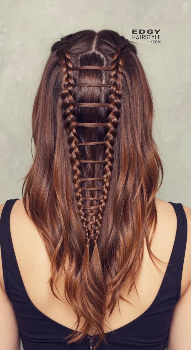 7. Ladder Braid | 12 Unique Braid Styles You Haven’t Tried Yet: A Fresh Take On Classic Looks