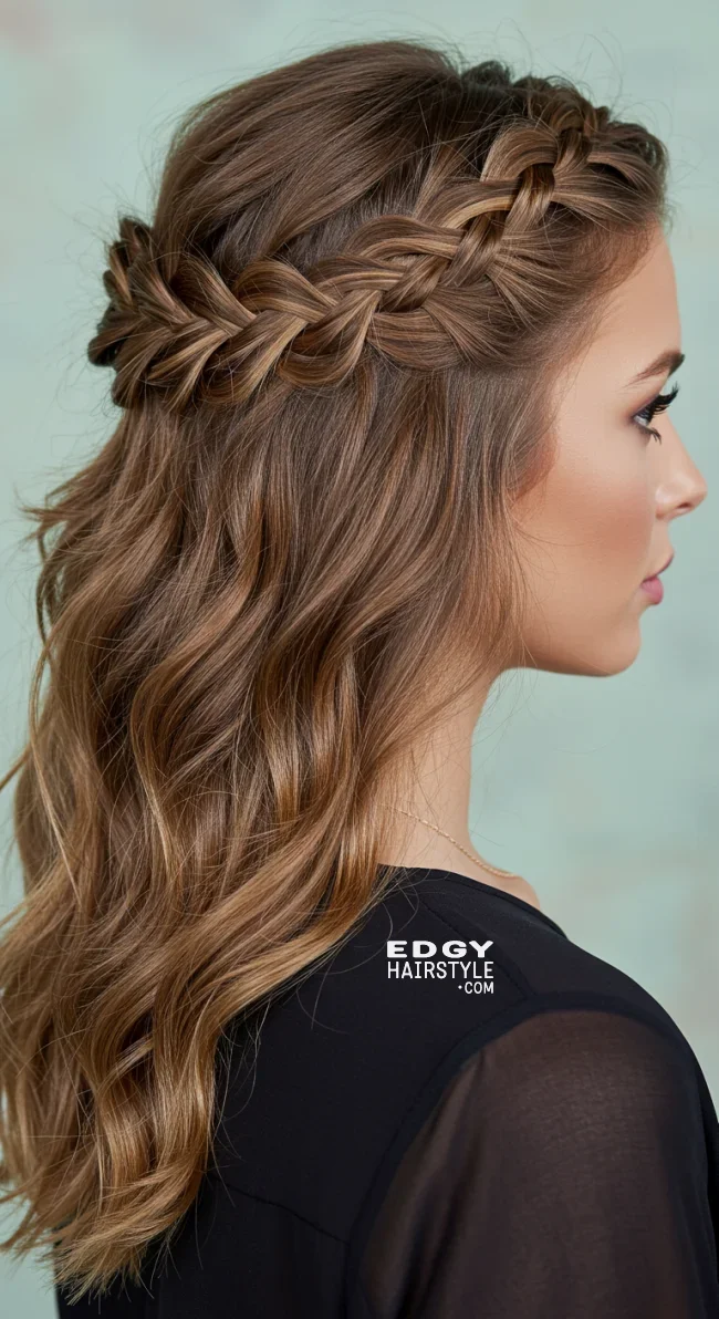 3. Fishtail Crown Braid | 12 Unique Braid Styles You Haven’t Tried Yet: A Fresh Take On Classic Looks