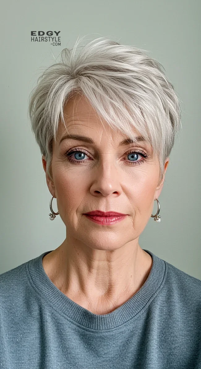 2. Layered Pixie Cut | 15 Best Haircuts For Women Over 60