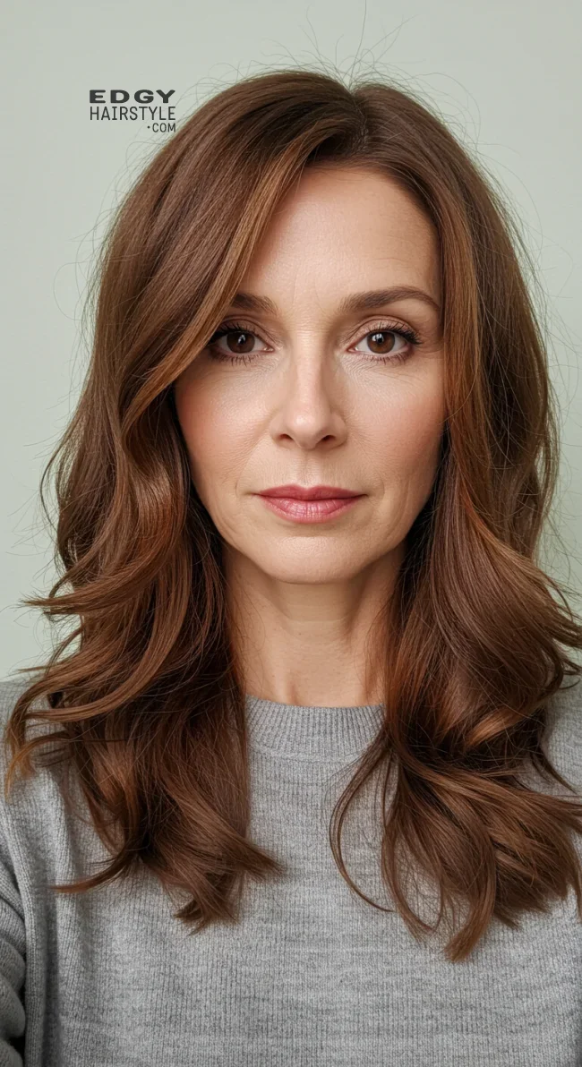 11. Textured Long Layers | 15 Best Haircuts For Women Over 60