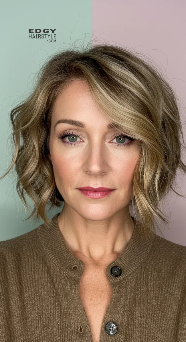 12. Soft, Wavy Bob | 15 Best Haircuts For Women Over 60