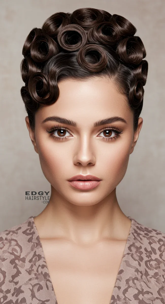 14. Sculpted Finger Wave Updo | Glamorous 1920S Hairstyles: 15 Vintage Looks For Timeless Elegance