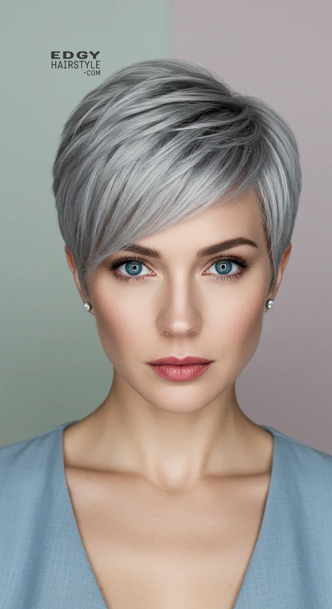 7. Tapered Long Pixie | 10 Long Pixie Hairstyles For Round Faces