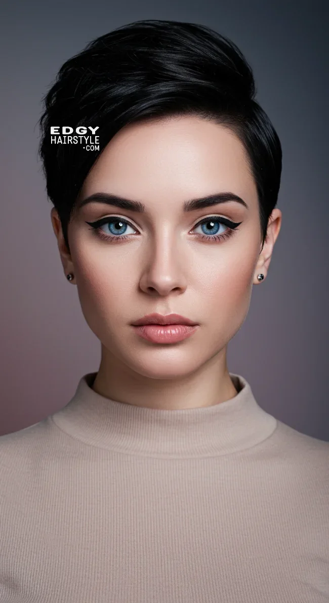 5. Long Pixie with Undercut | 10 Long Pixie Hairstyles For Round Faces