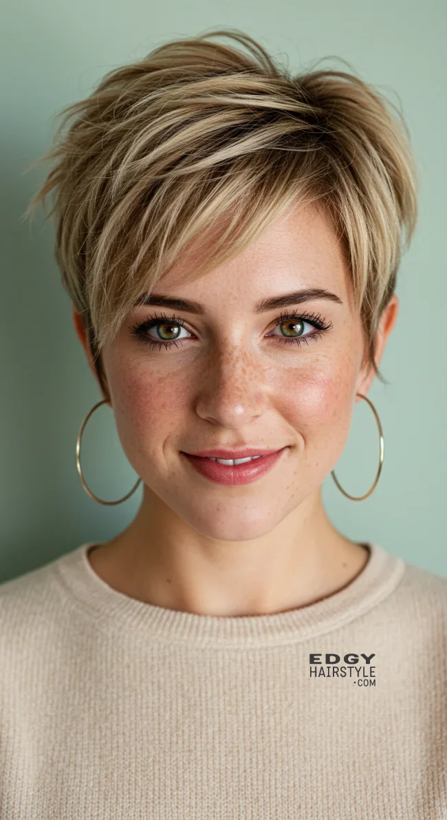 8. Shaggy Long Pixie | 10 Long Pixie Hairstyles For Round Faces
