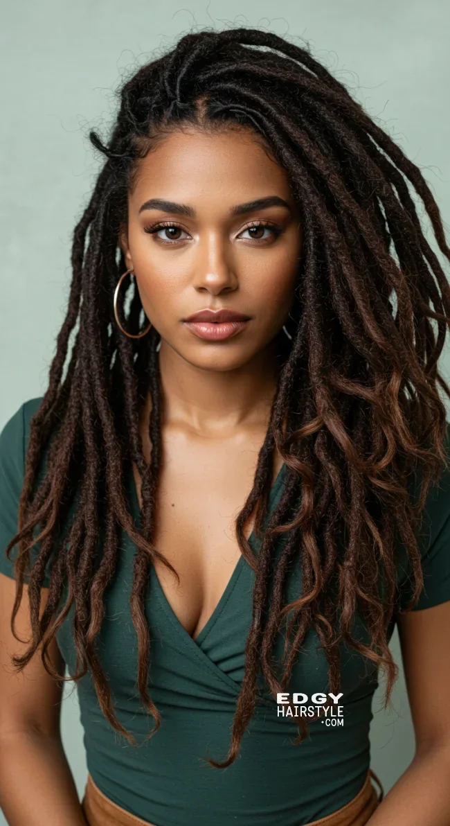 8. Curly Dreadlocks | 10 Dreadlocks Hairstyles To Switch Up Your Look