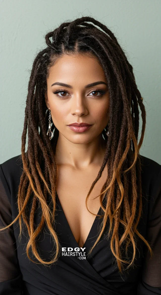 2. Dreadlocks with Highlights | 10 Dreadlocks Hairstyles To Switch Up Your Look