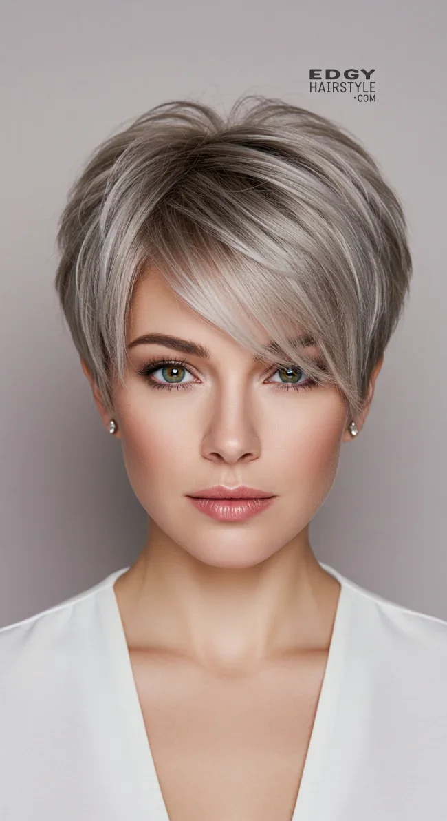 10. Short Feathered Cut | 10 Current Short Hairstyles For Fine Hair