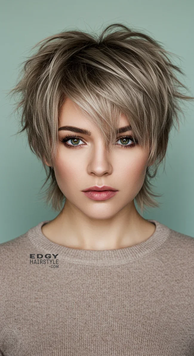 7. Textured Shag Cut | 10 Current Short Hairstyles For Fine Hair