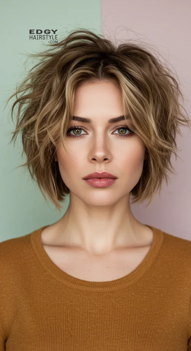 3. Choppy Layered Bob | 10 Current Short Hairstyles For Fine Hair
