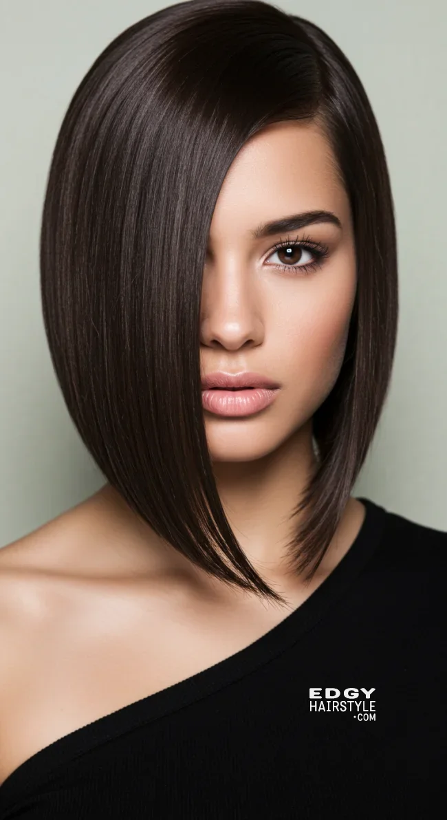 4. Sleek A-Line Bob | 10 Current Short Hairstyles For Fine Hair