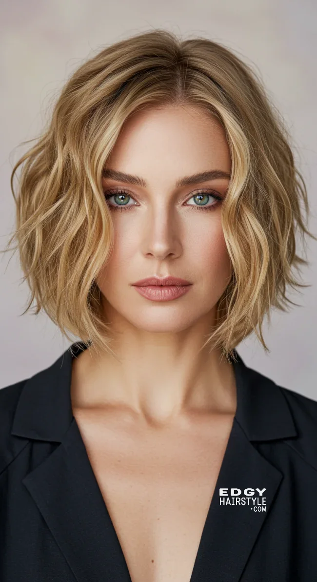 10. Wavy Bob | 15 Short Hairstyles For Women Over 50 To Try
