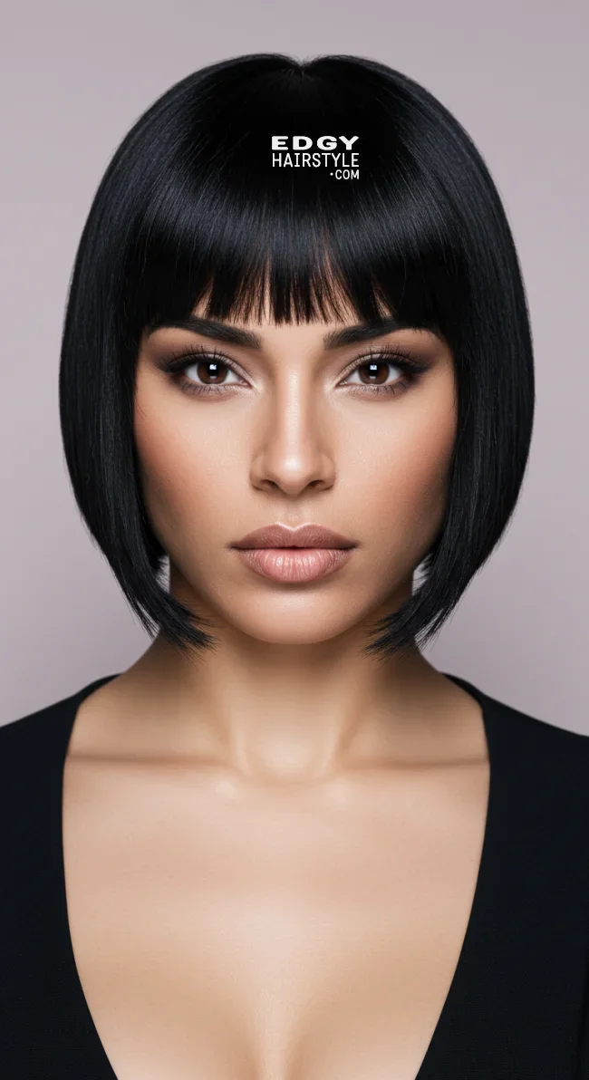 11. Blunt Bob | 15 Short Hairstyles For Women Over 50 To Try