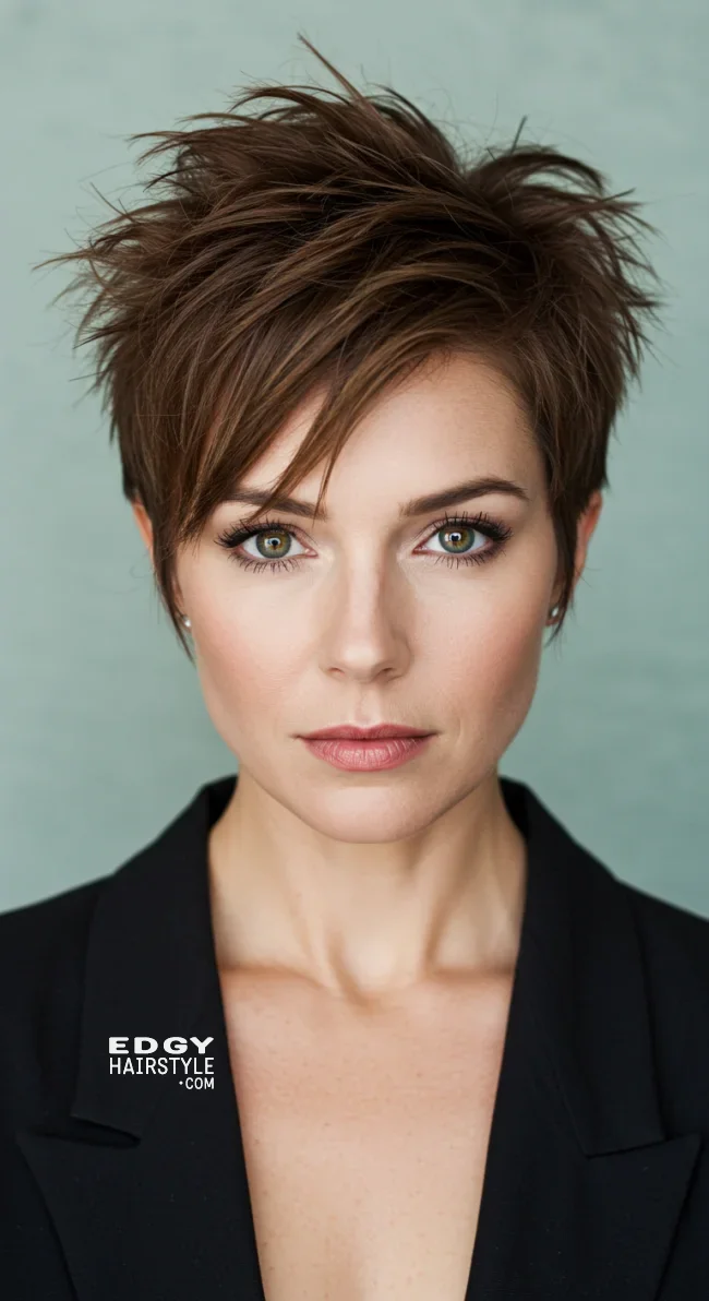 8. Textured Crop | 15 Short Hairstyles For Women Over 50 To Try