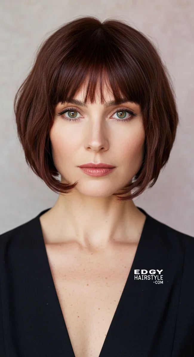 6. French Bob | 15 Short Hairstyles For Women Over 50 To Try