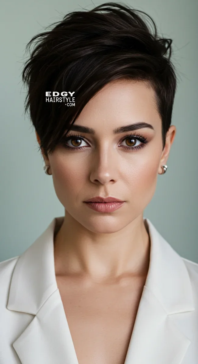 9. Undercut Pixie | 15 Short Hairstyles For Women Over 50 To Try