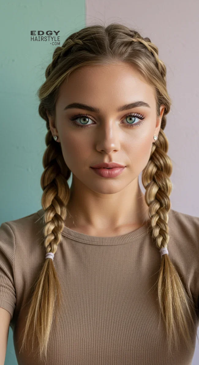 2. Braided Pigtails | 8 Cute And Easy Pigtail Hairstyles For All Ages