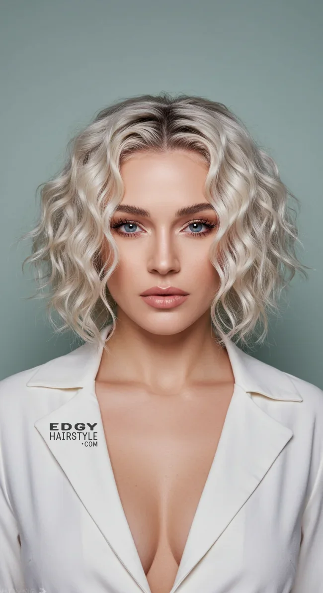 4. Crimped Bob with Blunt Ends | 10 Best Crimped Hairstyles Trending In 2025