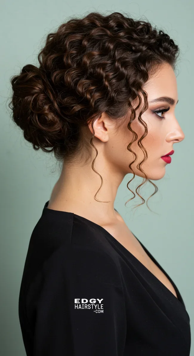 10. Low Crimped Bun | 10 Best Crimped Hairstyles Trending In 2025