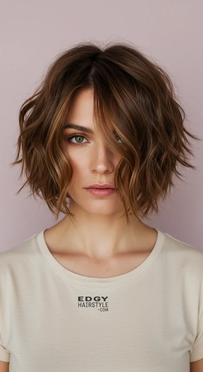 8. Wavy Short Bob | 10 Mind-Blowing Short Hairstyles For Fine Hair