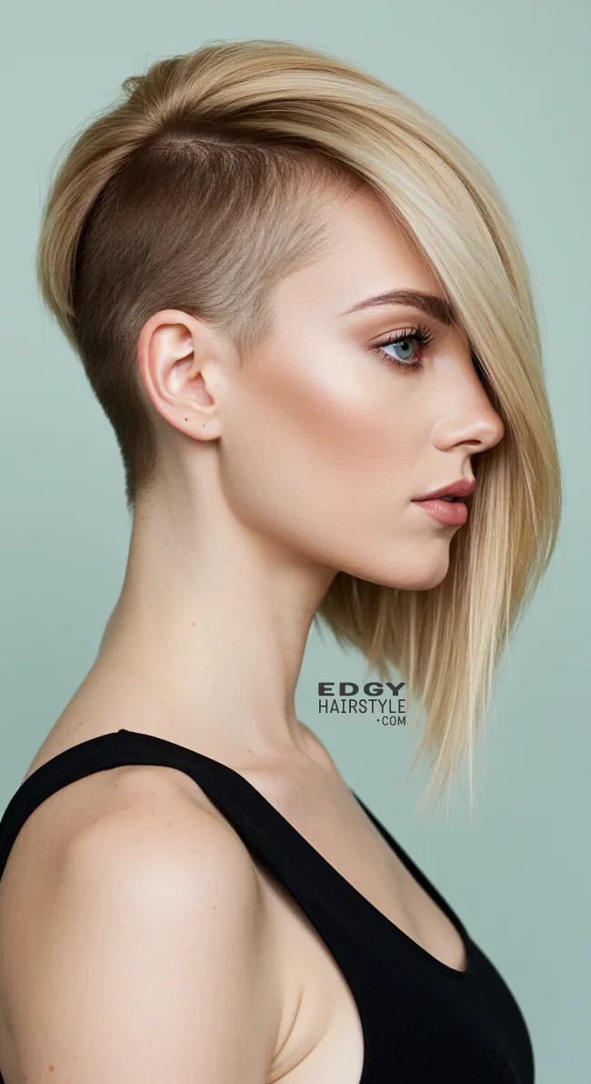 10. Asymmetrical Undercut Bob | Undercut Hairstyles For Women - 15 Ideas, Inspiration And Styling Tips!