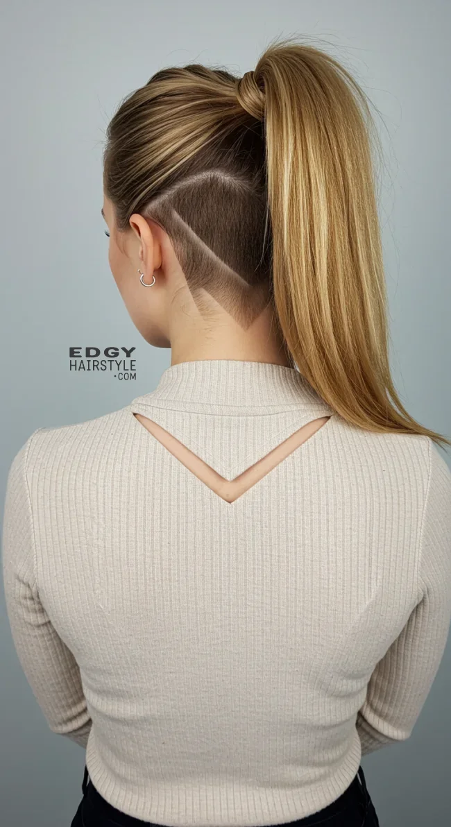 4. V-Shaped Undercut | Undercut Hairstyles For Women - 15 Ideas, Inspiration And Styling Tips!