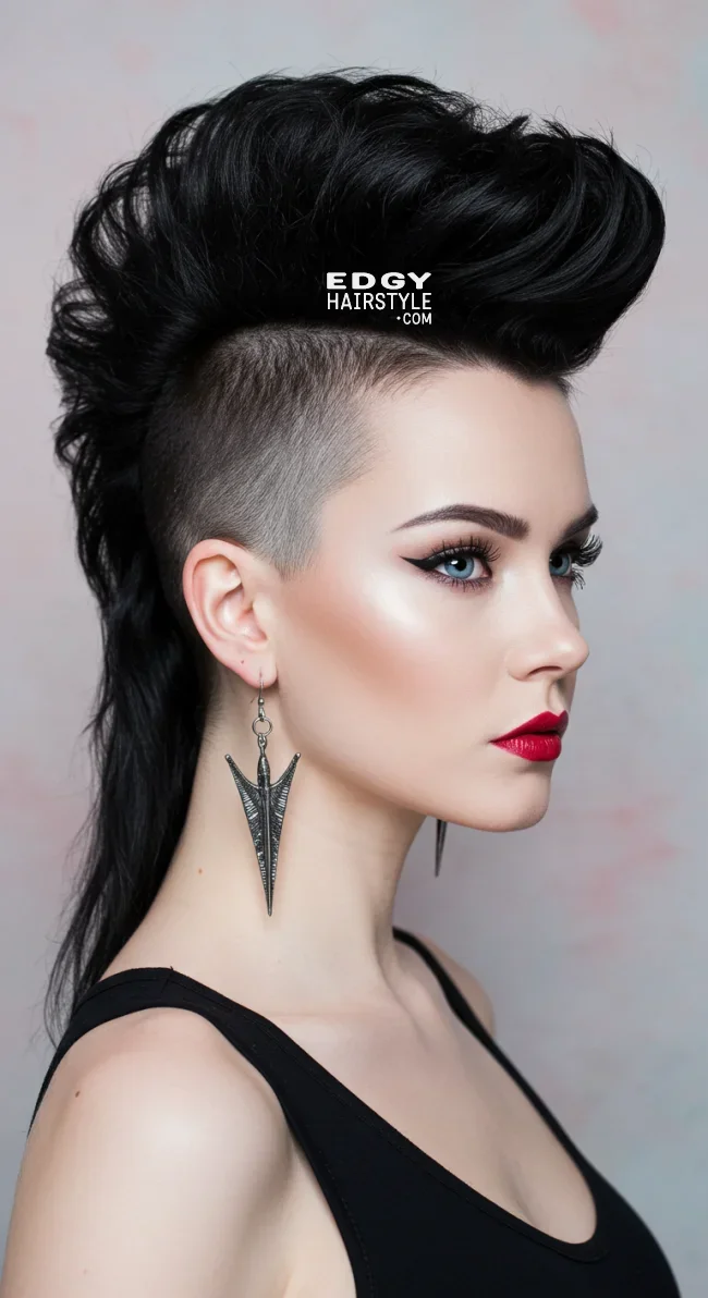 9. Mohawk Undercut | Undercut Hairstyles For Women - 15 Ideas, Inspiration And Styling Tips!