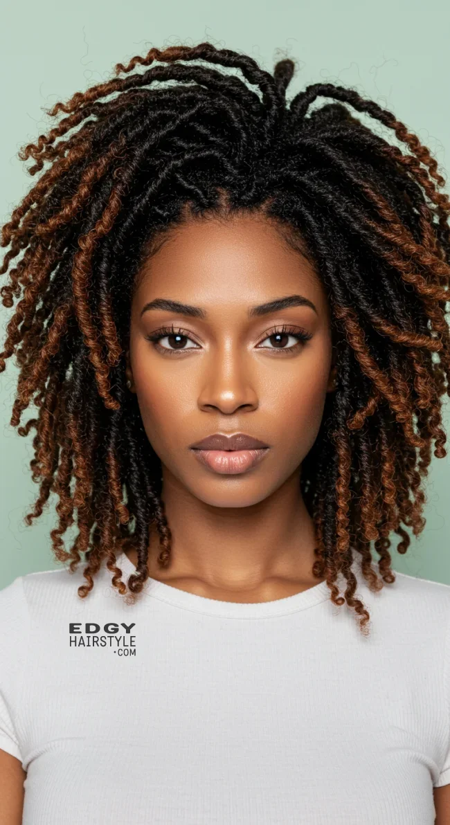5. Twist Out Locs | 15 Gorgeous Ways To Style Your Locs