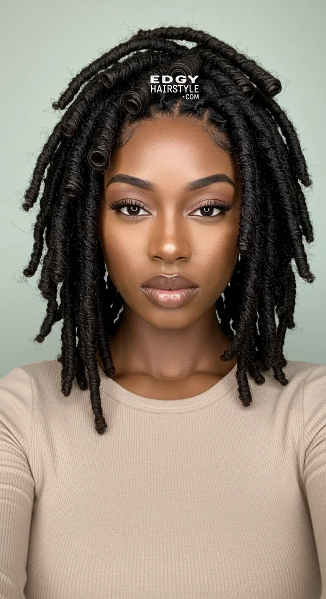 11. Loc Tuck and Roll | 15 Gorgeous Ways To Style Your Locs