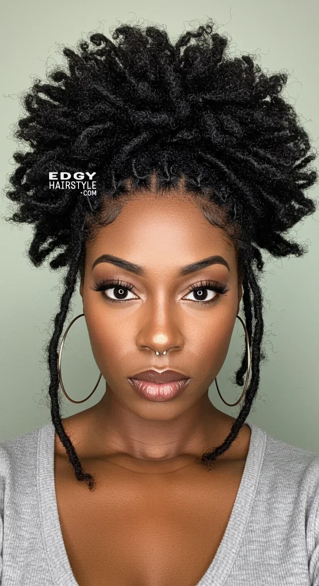 10. High Volume Puff Locs | 15 Gorgeous Ways To Style Your Locs