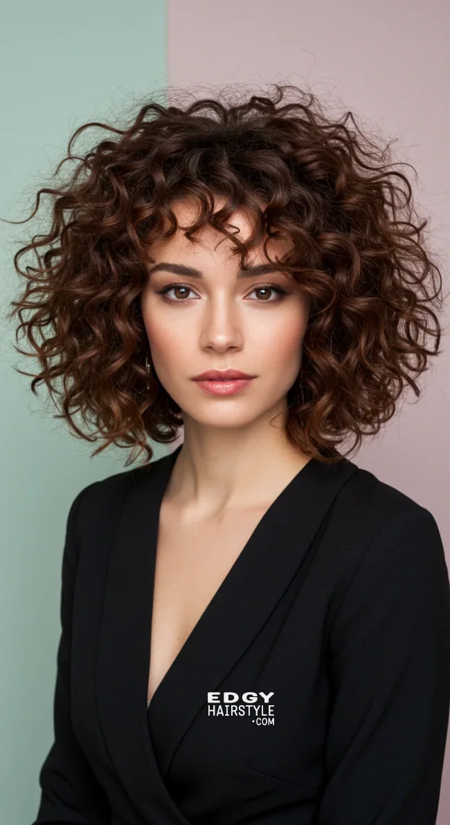 8. Curly Bob | 10 Stylish Bob Haircuts For Women With Oval Faces