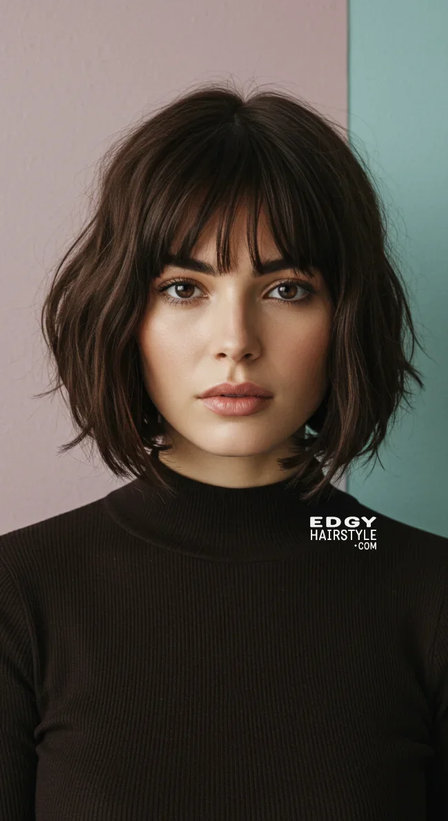 7. French Bob | 10 Stylish Bob Haircuts For Women With Oval Faces