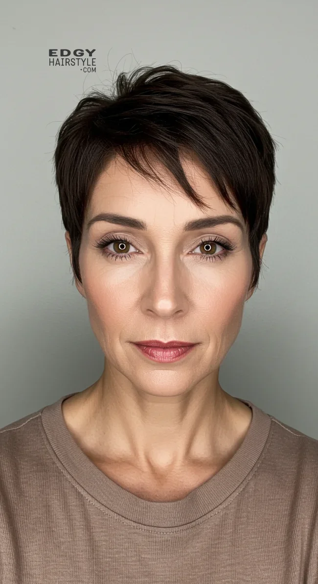 10. Short Tapered Crop | What Hairstyles Are Good For Women Over 60 With Thinning Hair?