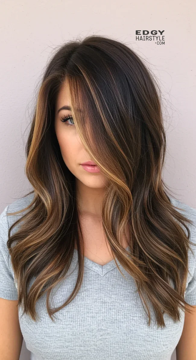 15. Dimensional Brunette Balayage | 15 Brunette Balayage Ideas To Refresh Your Look